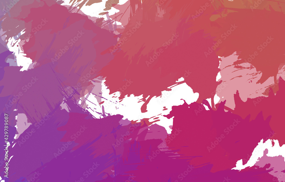 Obraz premium Artistic abstract background. Texture painted wallpaper. Creative illustration with strokes of paint. Brush pattern painting.
