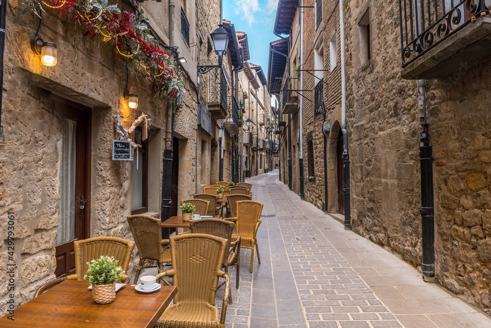 Obraz premium views of elciego basque town, Spain