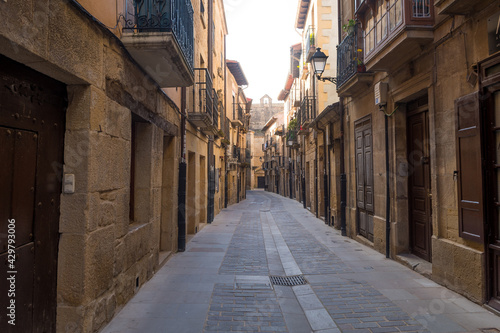 views of elciego basque town, Spain © jon_chica