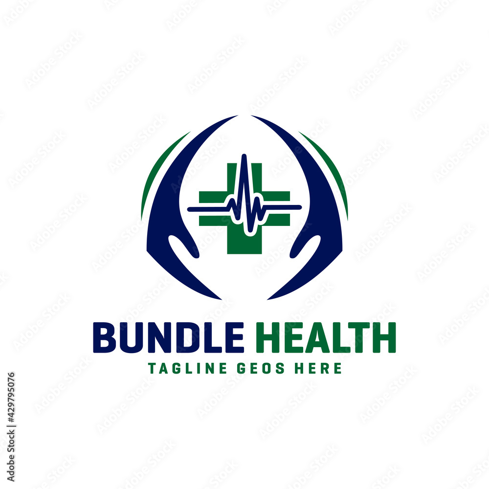 Obraz premium health symbol logo design