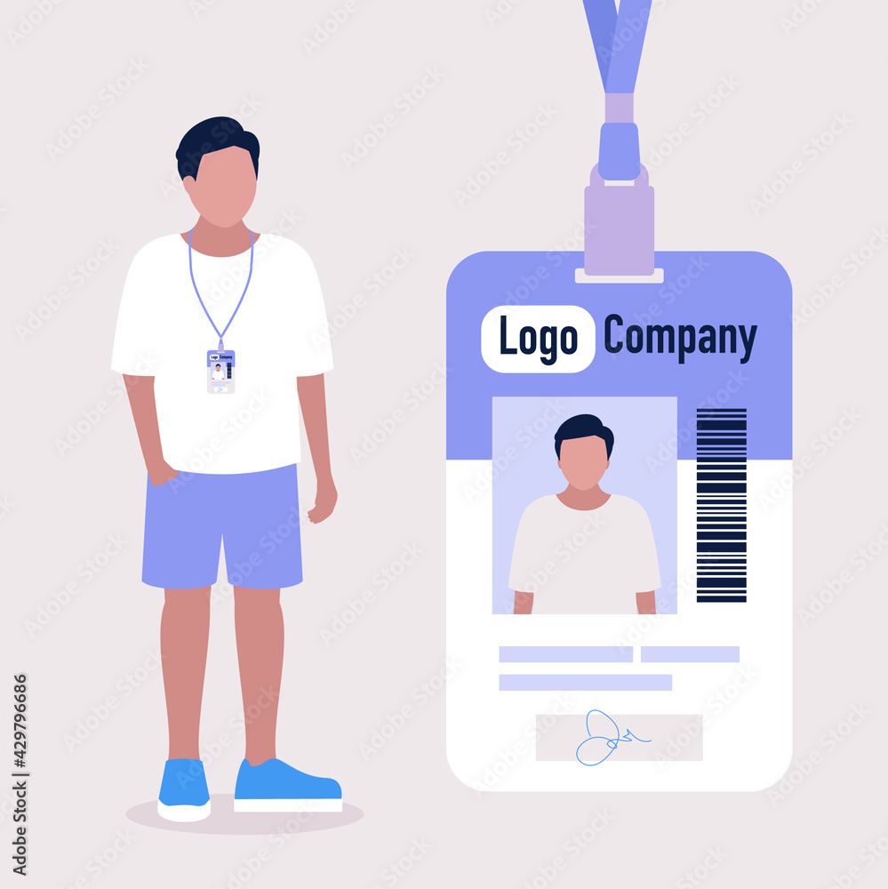Employee Id badge Employee Id badge