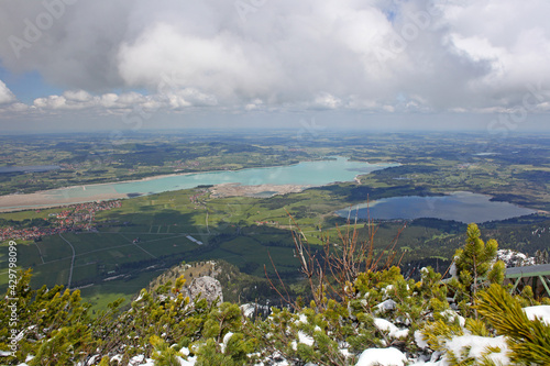 Landscape of Bavarian Alps in Germany, photo