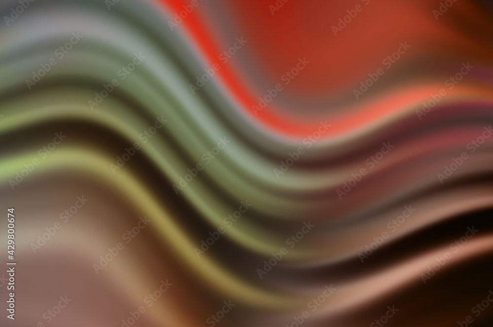 Obraz premium Abstract background with curved lines. Colorful illustration in abstract style with gradient. Vibrant wave pattern with striped texture.