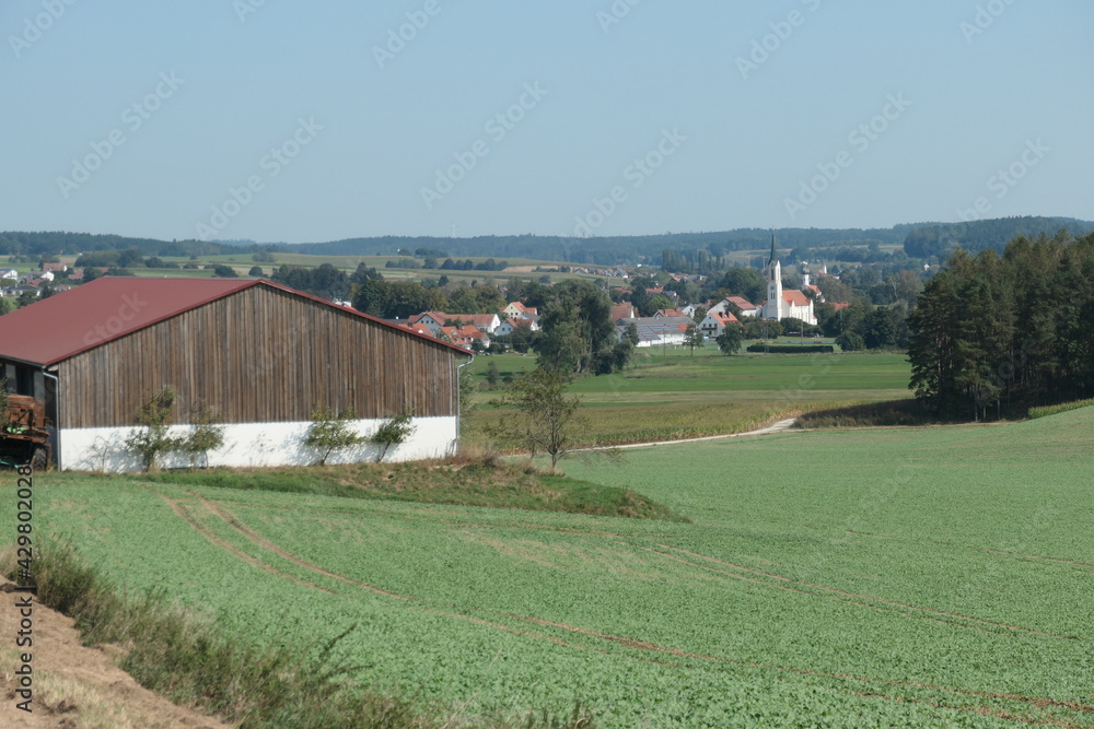 Oberbayrische Landschaftsidylle Oberbayrische Landschaftsidylle