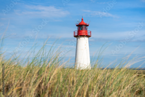Lighthouse List West on the island of Sylt, Schleswig-Holstein, Germany
