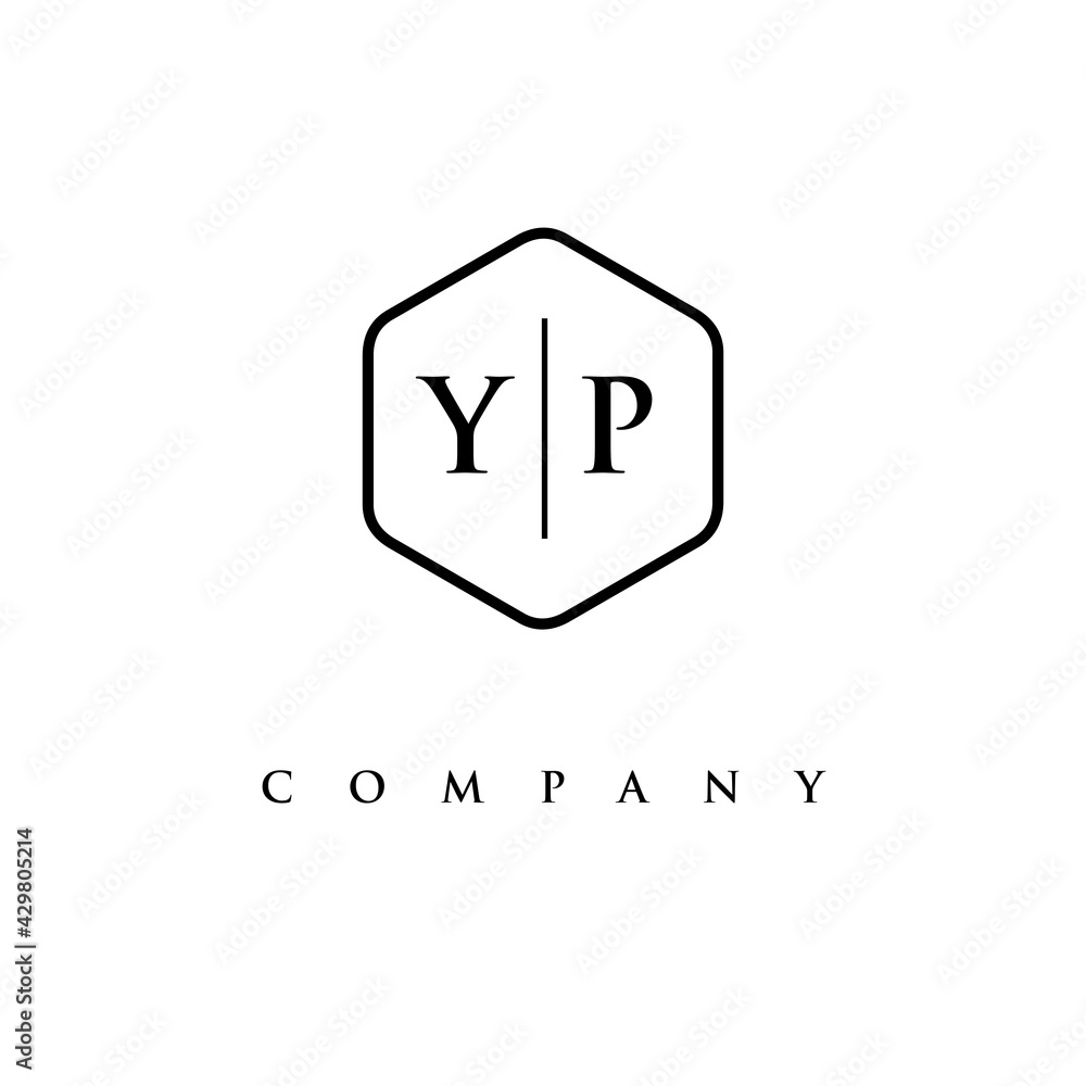 initial YP logo design vector initial YP logo design vector