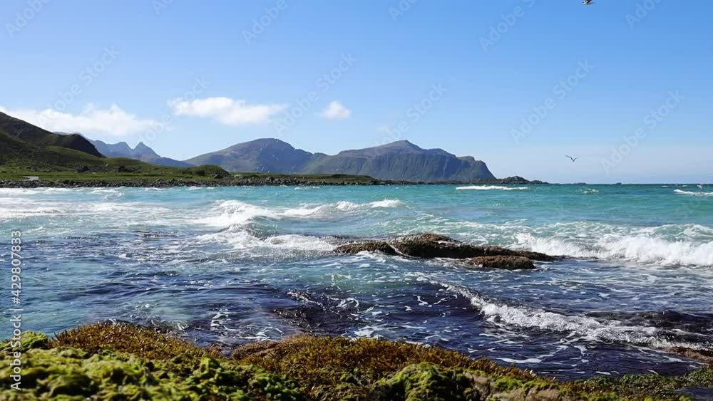 Beach Lofoten islands is an archipelago in the county of Nordland, Norway. Beach Lofoten islands is an archipelago in the county of Nordland, Norway.