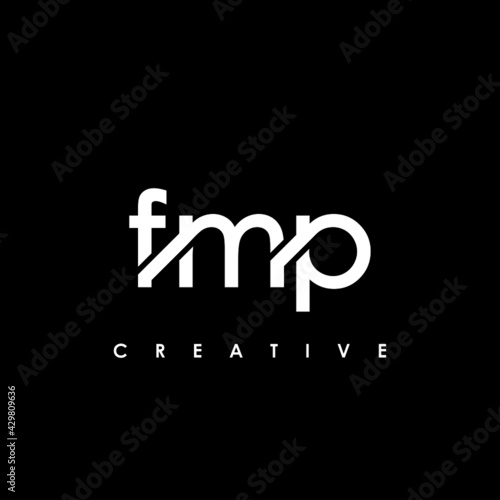 FMP Letter Initial Logo Design Template Vector Illustration photo