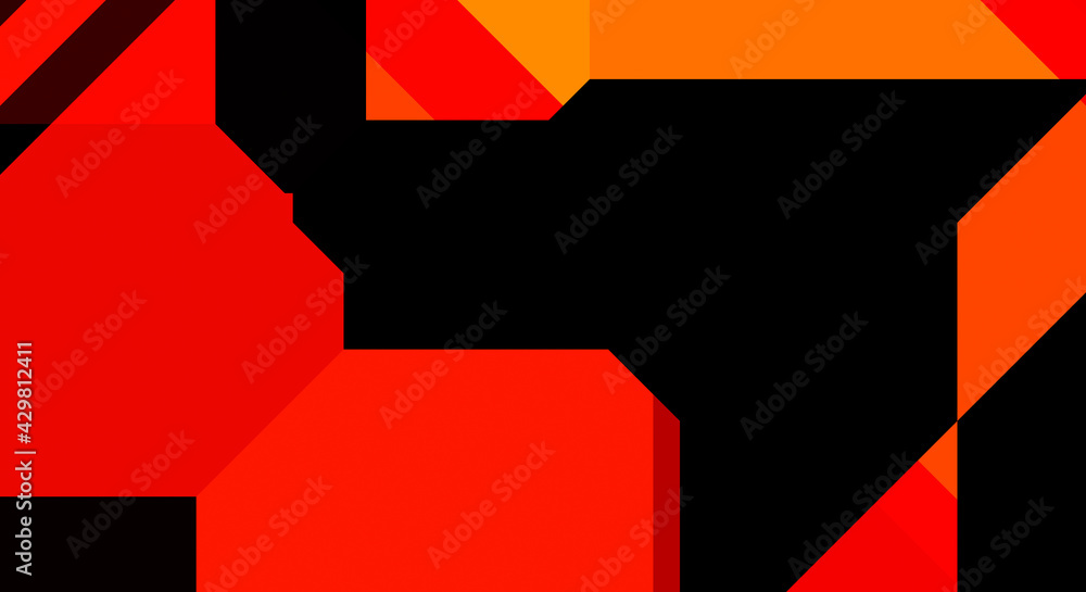 Layers of colorful and vibrant geometrical shapes. Digital illustration of a tech layout. Futuristic design template. Layers of colorful and vibrant geometrical shapes. Digital illustration of a tech layout. Futuristic design template.