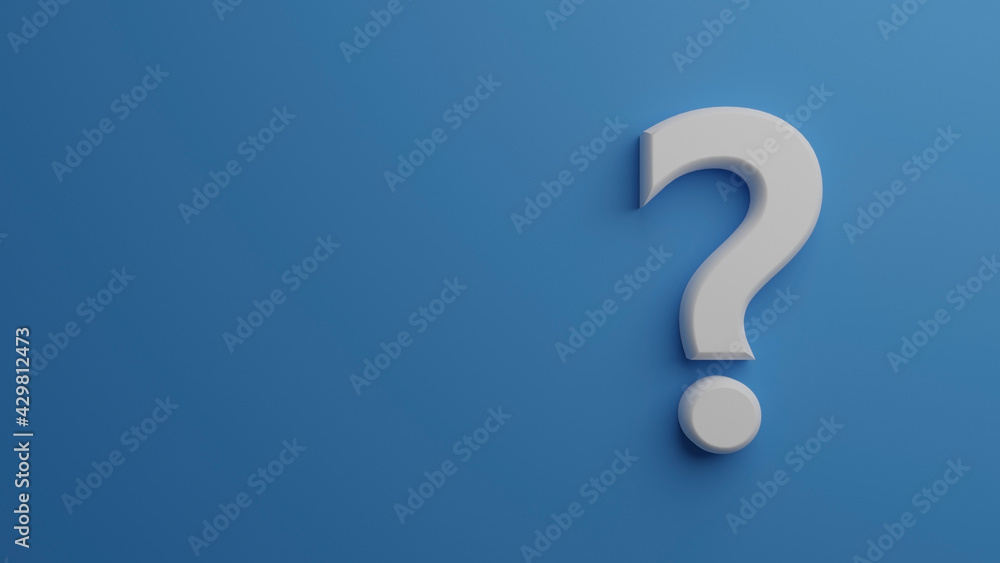 question mark on blue background question mark on blue background