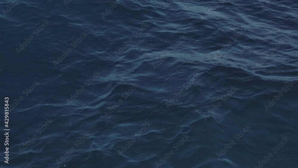 Deep blue water slow motion closeup Deep blue water slow motion closeup