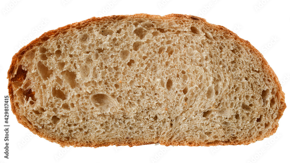 Fresh sliced brown grain rye bread isolated Fresh sliced brown grain rye bread isolated