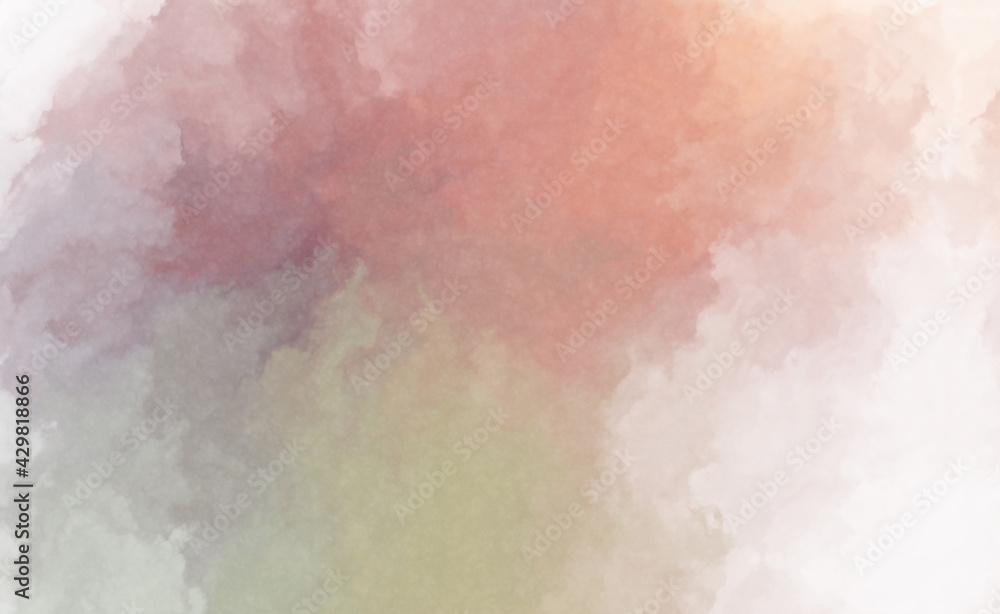 Fototapeta premium Watercolor painted background. Abstract Illustration wallpaper. Brush stroked painting. 2D Illustration.