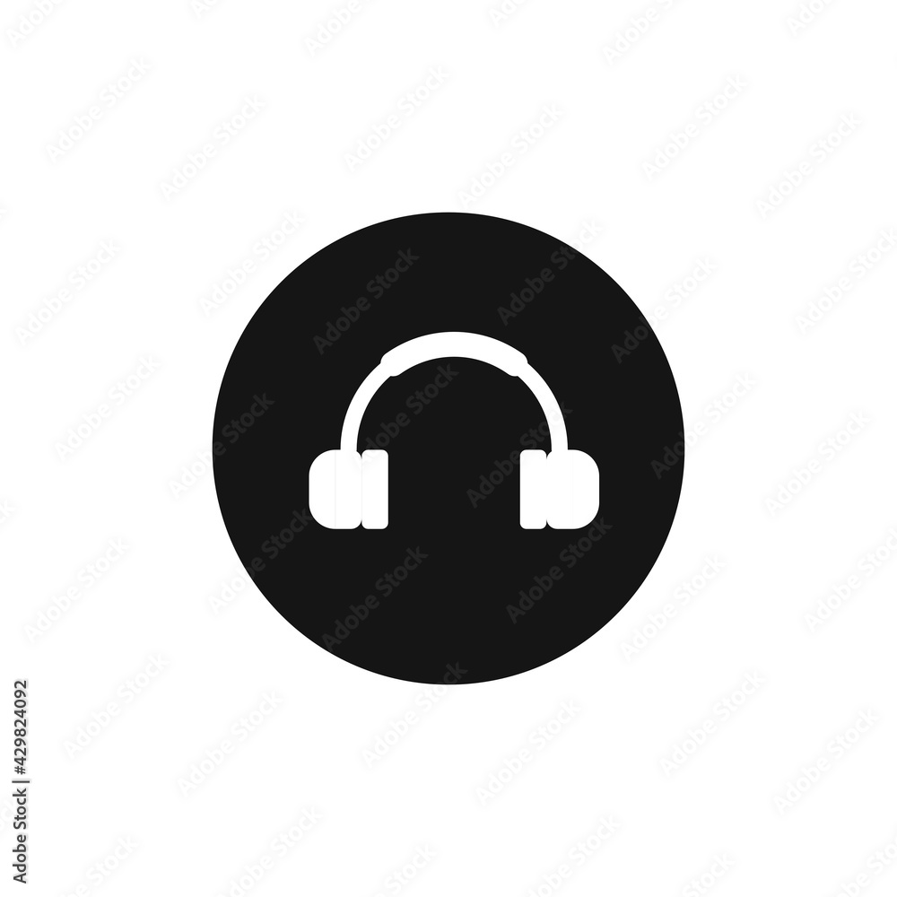 Earphone icon. Symbol for your web site design, logo, app, UI. Earphone icon. Symbol for your web site design, logo, app, UI.