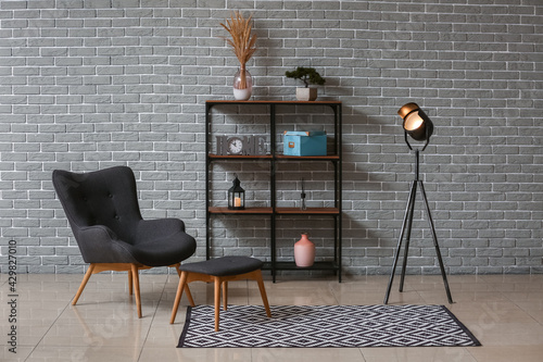 Modern living room interior...