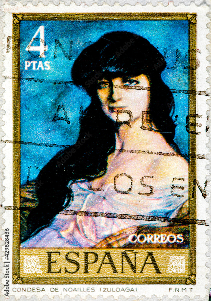 Countess de Noailles by Ignacio Zuloaga Countess de Noailles by Ignacio Zuloaga
