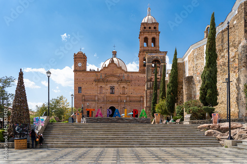 Templo de Nuestra Señora de Guadalupe en el Centro Histórico de Tapalpa Jalisco. photo
