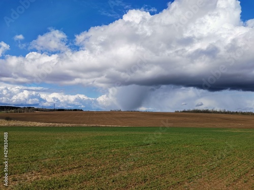 landscape with clouds