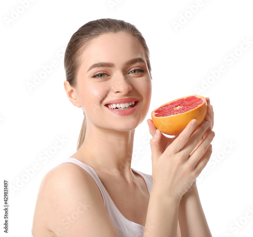 Beautiful young woman with ...