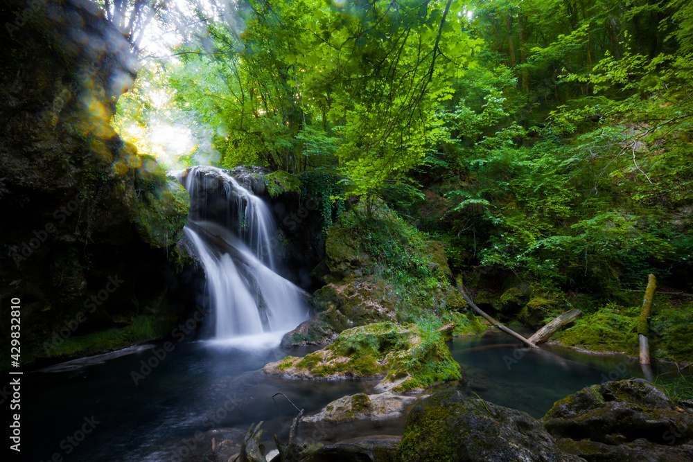 La Vaioaga waterfall, Cheile Nerei National Park, Caras Severin, Romania
