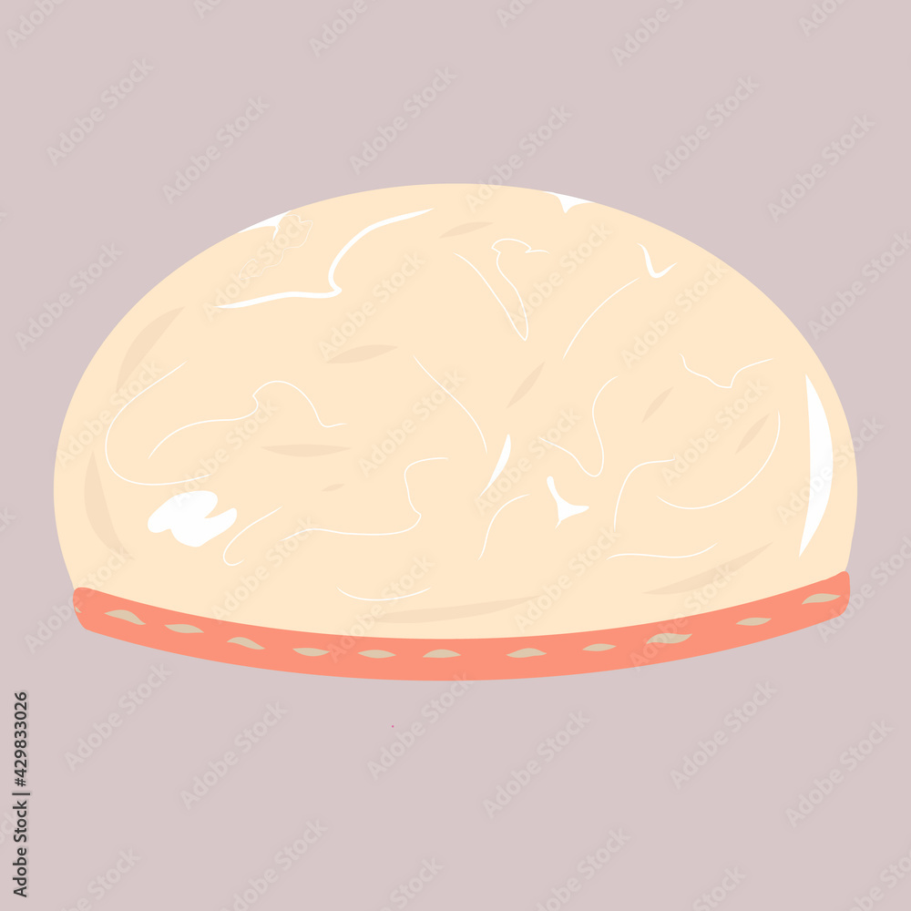 Mushmellow biscuit icon. Creative illustration. Colorful sketch. Idea for decors, logo, patterns, papers, covers, gifts, summer and spring holidays, sweet food themes. Isolated vector art. Mushmellow biscuit icon. Creative illustration. Colorful sketch. Idea for decors, logo, patterns, papers, covers, gifts, summer and spring holidays, sweet food themes. Isolated vector art.