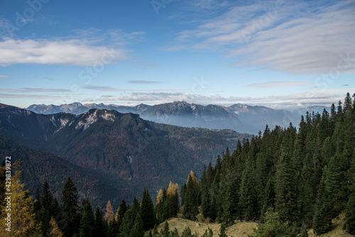 hiking mountains scenic view