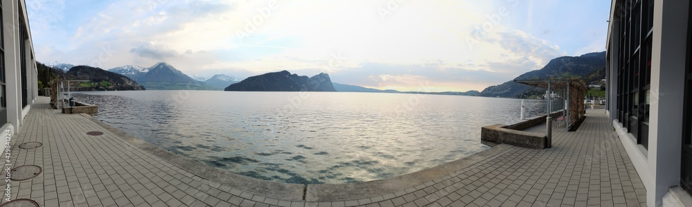 Fototapeta premium view of the city