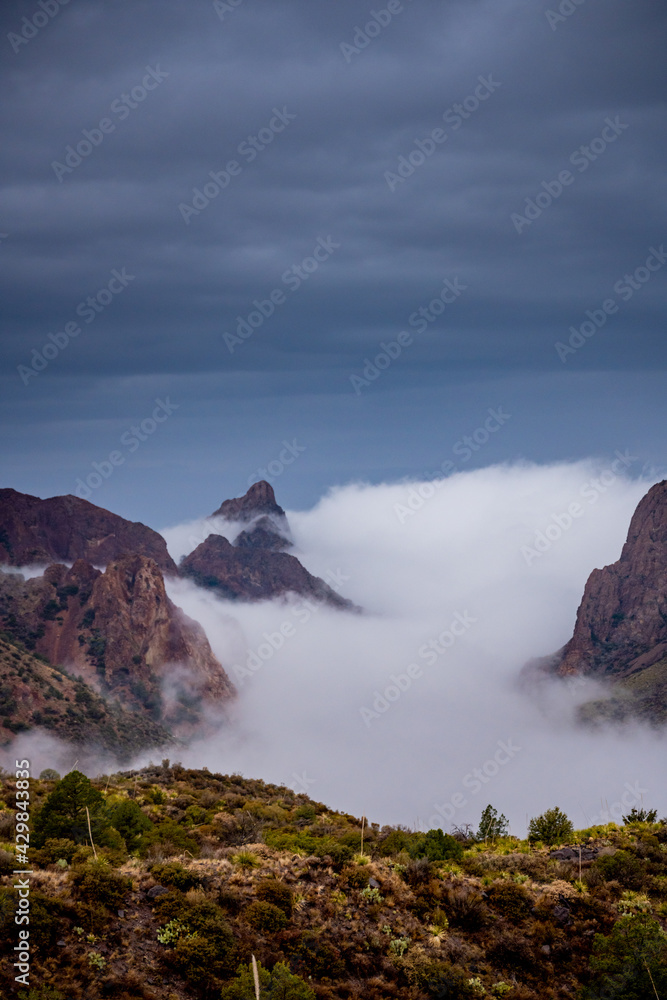 Fog Spills into the Chisos Basin