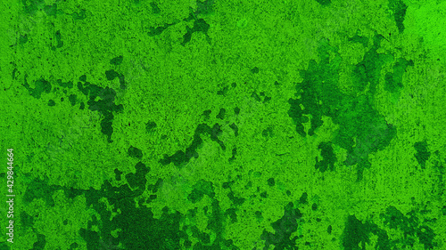 Obsolete wall with peeling plaster old texture background.