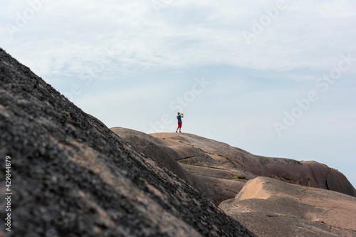 Traveller on the Rocks, Sweden