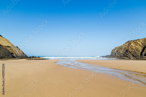 beach, Praia do Carvalhal, Alentejo, Portugal,