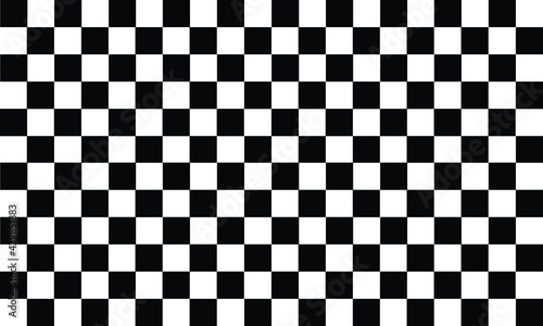 Black and white checkered texture vector background for car racing or championship. 20 by 12 tile pattern.