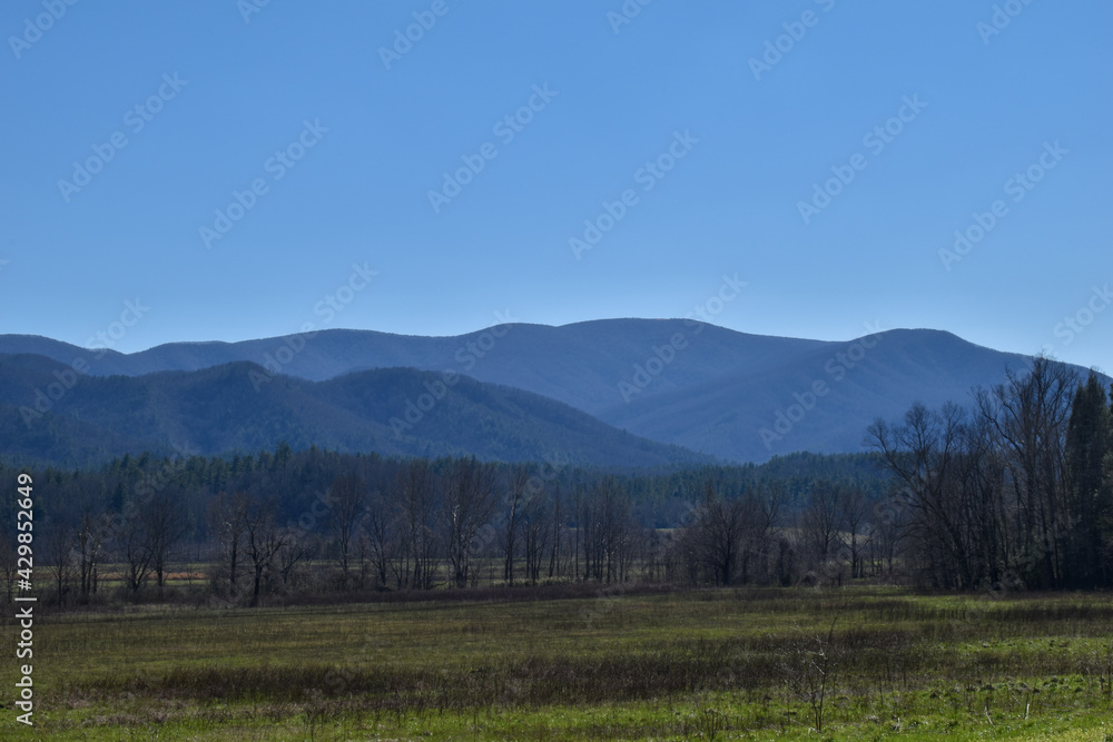 Fototapeta premium Distant Mountain view