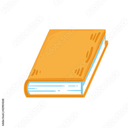 Book icon design vector. Isolated on white background. 