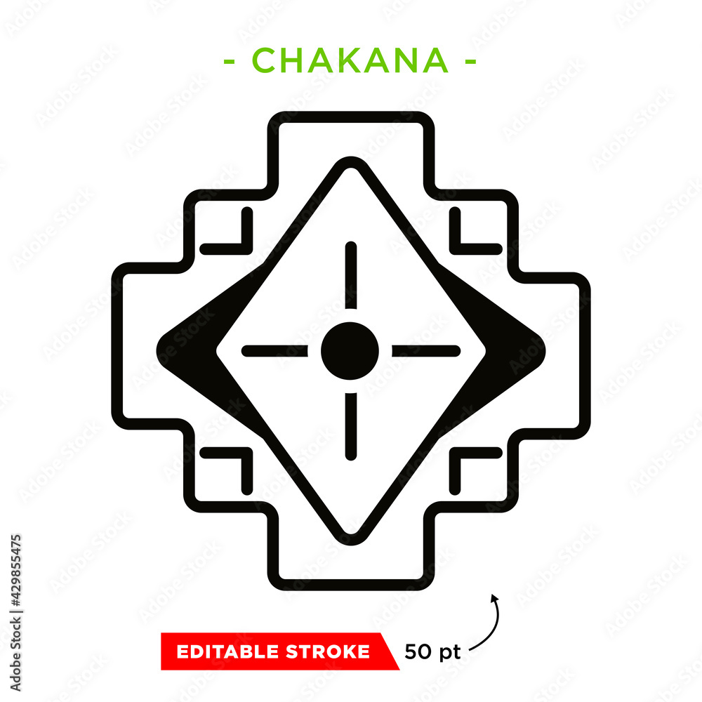 Inca Cross Chakana, Inti Raymi Ecuador, Peru emblematic symbol of an ...