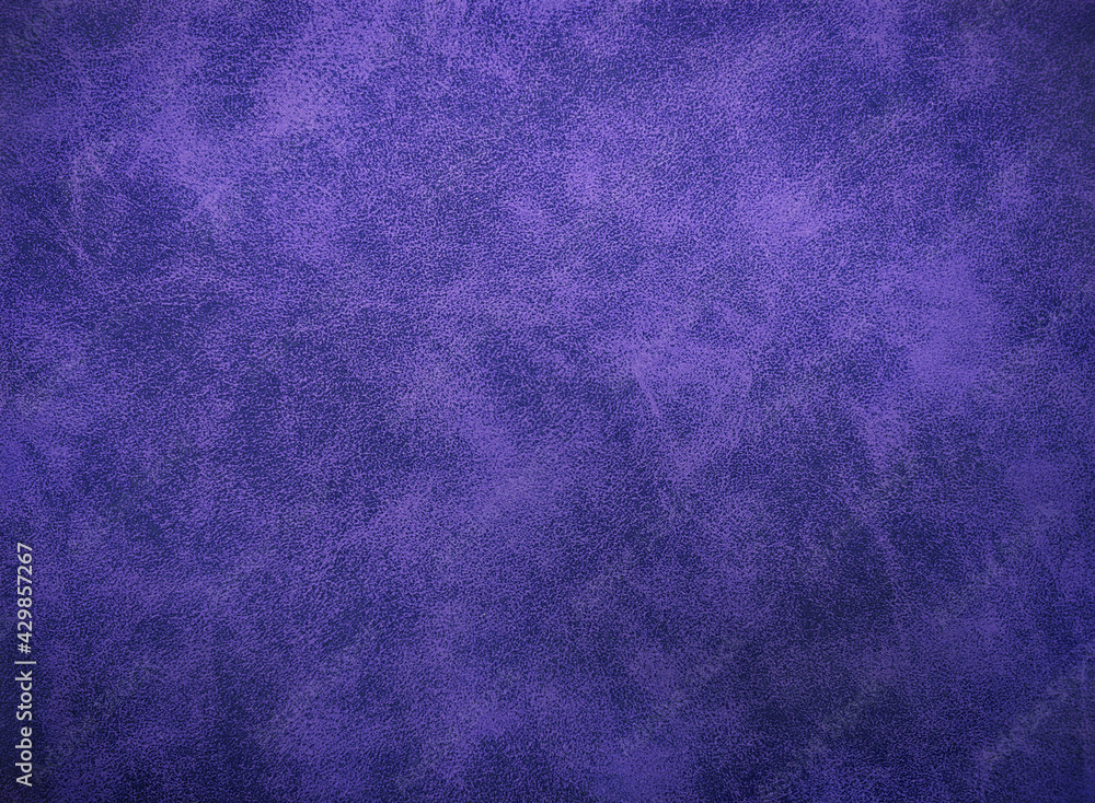Fototapeta premium Dark purple eco leather color, leather with pattern lines for design or abstract background. Dyed leather. You can use wallpaper.