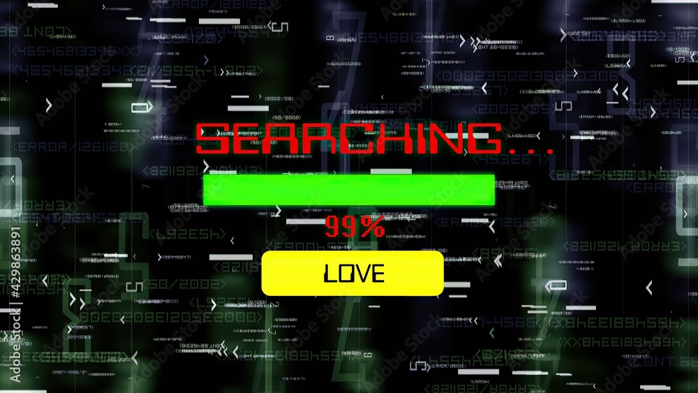 Searching for love online progress bar Searching for love online progress bar