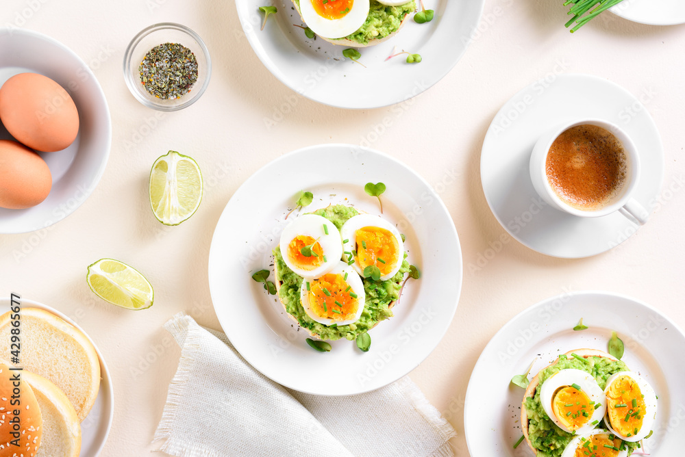 Avocado egg sandwiches Avocado egg sandwiches