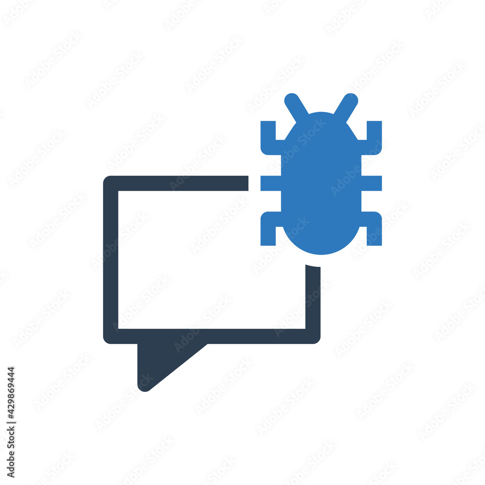 Conversation Infected Virus Icon