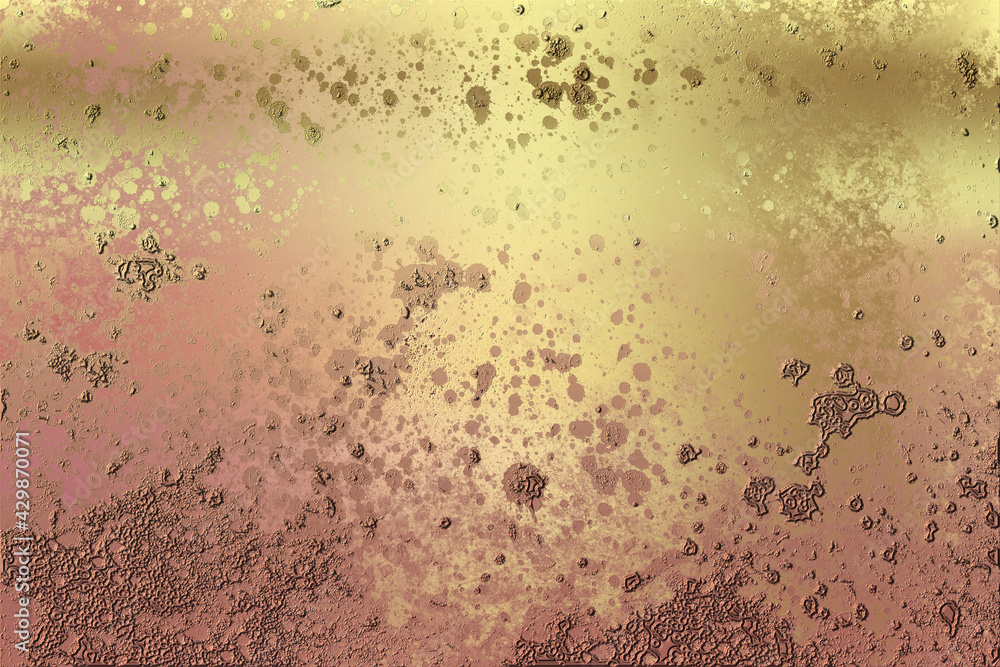 Golden abstract decorative paper texture background for artwork - Illustration
Golden abstract decorative paper texture background for artwork - Illustration