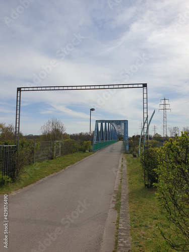 Styrumer Brücke ("Die blaue Brücke") in Mülheim-Ruhr 