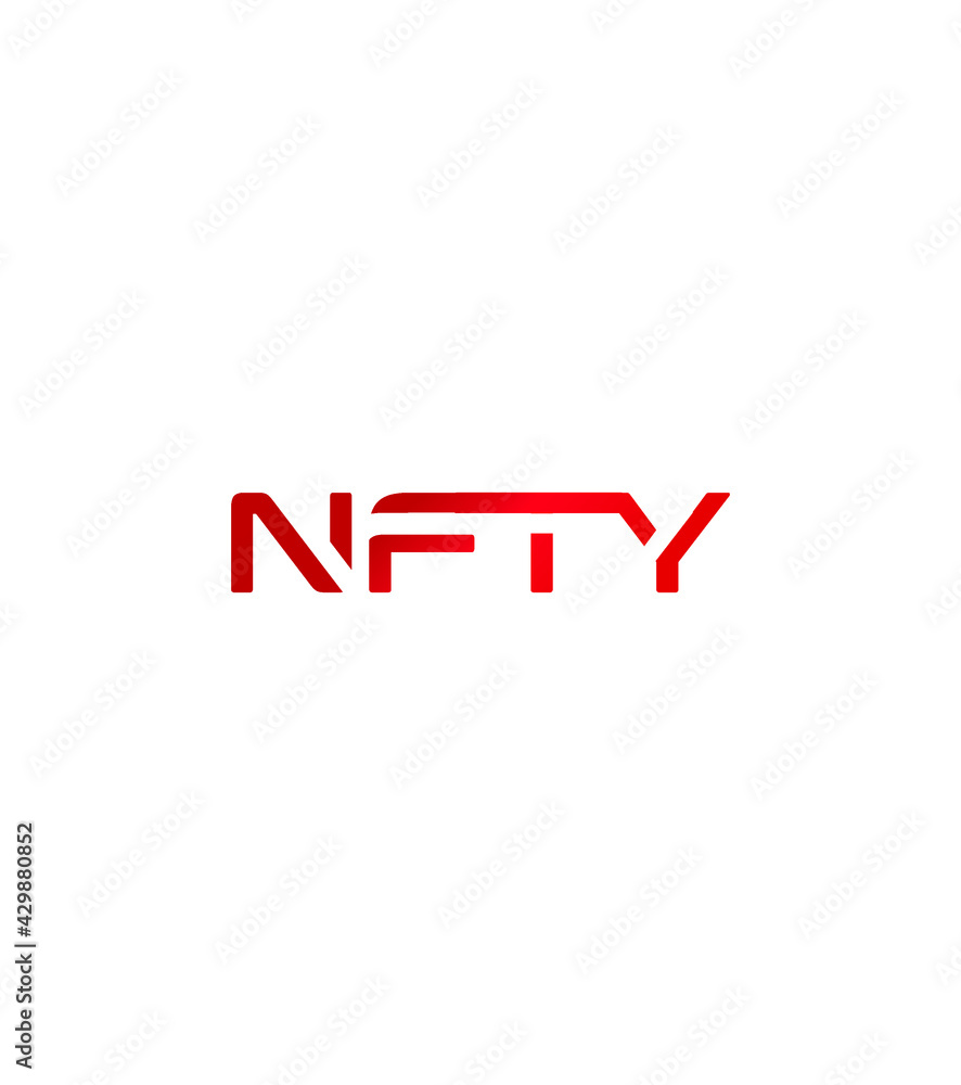 NFTY logo template, Vector logo for business and company identity NFTY logo template, Vector logo for business and company identity