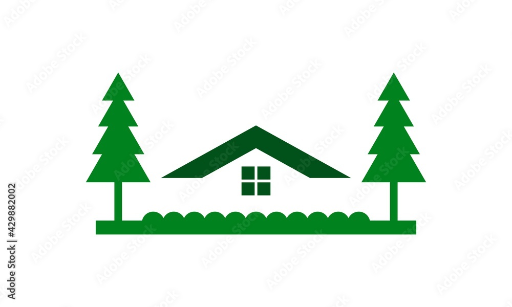 nature home vector logo nature home vector logo