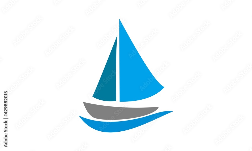 sailing ship logo silhouette
