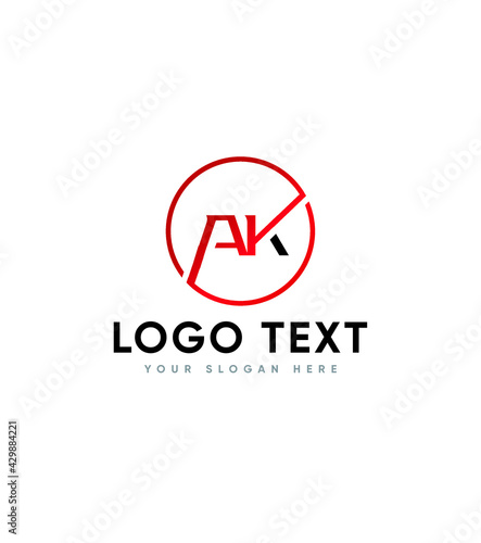 A & K logo template, Vector logo for business and company identity Free Download A & K logo template, Vector logo for business and company identity - GFXLoad