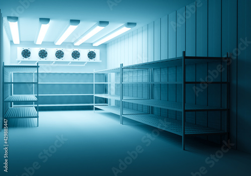 Schilderij op canvas Refrigerators compartment