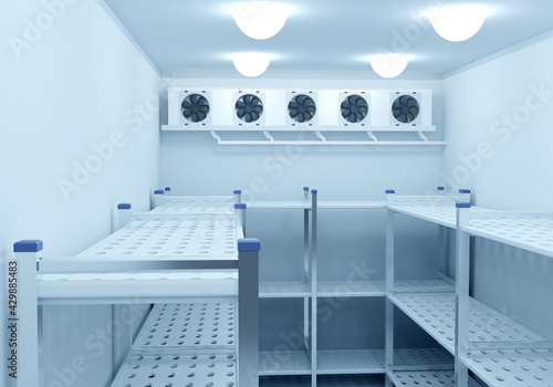 фотографія Cold warehouse with air conditioning