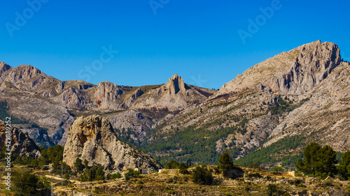 Rocky mountains landscape, Spain