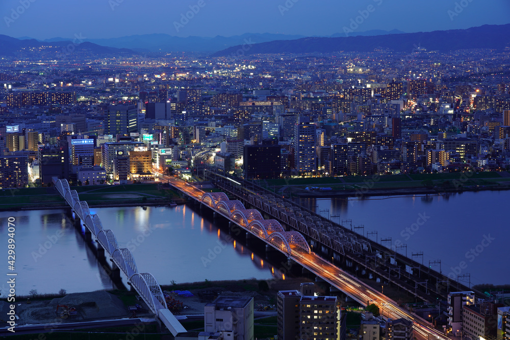 Obraz premium 大阪の夜景