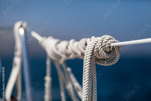 rope on a sailboat